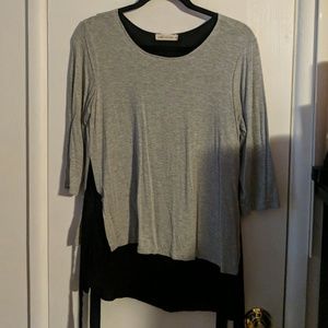 Pebble and Stone medium two layer shirt